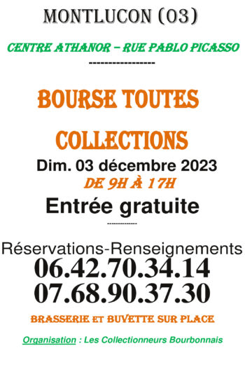 affiche Bourse toutes collections