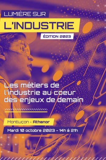 Lumière de l'industrie affiche